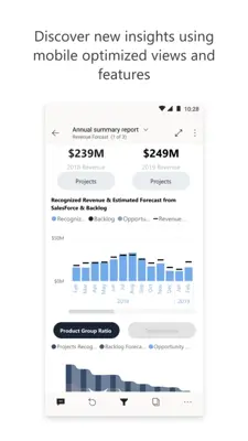 Microsoft Power BI android App screenshot 1