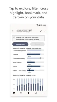 Microsoft Power BI android App screenshot 2